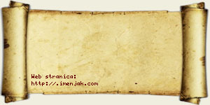 Jasmina Arsović vizit kartica